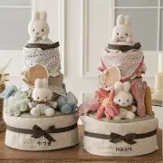 【出産祝い】miffy x Little Dutch ストローラートイおむつケーキ
