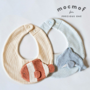 【出産祝い】mocmof（モクモフ） スタイ ころぷち水族館