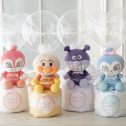【出産祝い】アンパンマンバルーンおむつケーキ