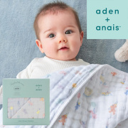 【出産祝い おくるみ】aden + anais　gelato pique リバーシブルブランケット・ミニ