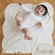 【ベルビーアンファン】Nuage オーガニックコットンMokuMoku フード付きバスタオル