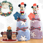 ディズニー　ミッキー・ミニーブランケットおむつケーキ＆KIDEAクリスマスセット