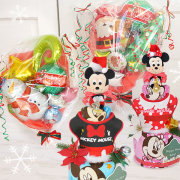 Mickey&Minnie Christmas Balloon bouquet（おむつケーキ＆バルーンブーケセット）