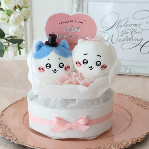 【結婚式 電報 ギフト】ちいかわウェディングケーキ