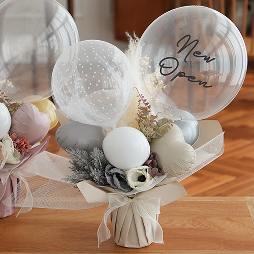 【開店祝い 結婚祝い】アレンジバルーン エレガントジョーゼットポピー