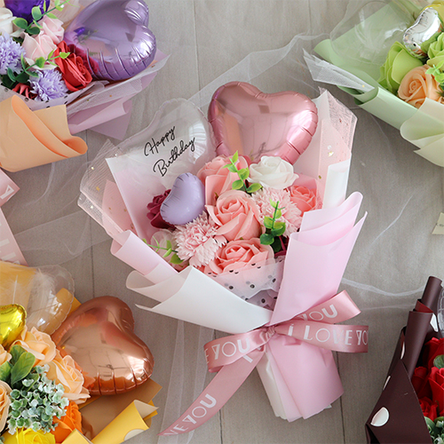 ソープフラワー  ピッコロバルーンブーケ