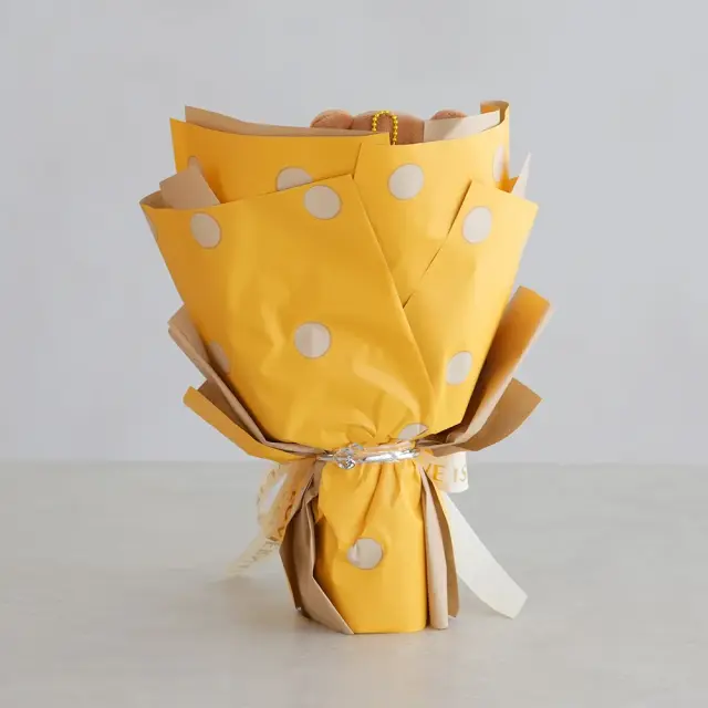 リラックマ ソープフラワーブーケ　バックスタイル　後ろ