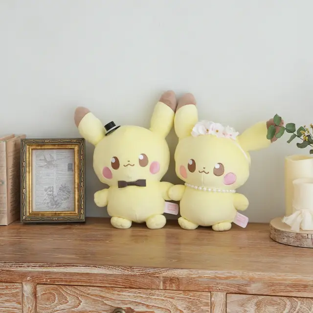 ピカチュウ　新郎新婦　ウエディングドール　ぬいぐるみ Pokemon 【結婚式 電報 ギフト】ポケモンウェディングドール