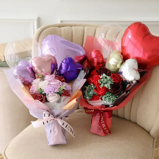 ソープフラワー エレガントバルーンブーケ