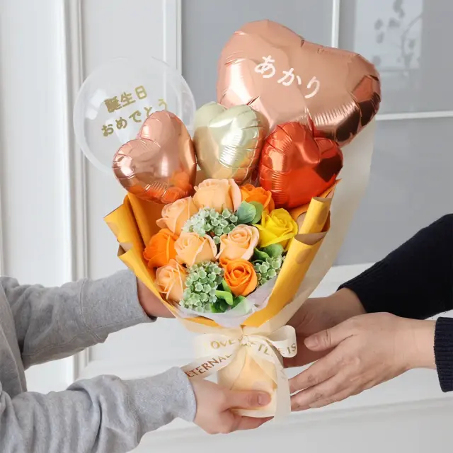 ソープフラワー エレガントバルーンブーケ