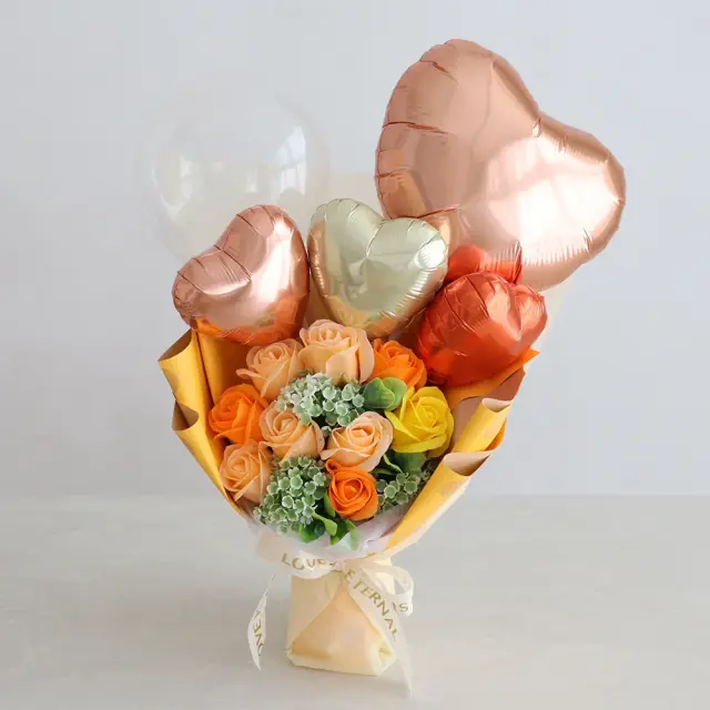 ソープフラワー エレガントバルーンブーケ