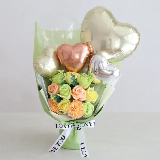 ソープフラワー エレガントバルーンブーケ