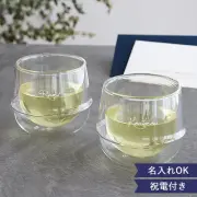 【結婚式 電報 ギフト】KRONOSダブルウォール ワイングラスペアセット