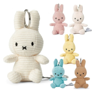 【単品ぬいぐるみ】ミッフィー キーチェーン コーデュロイ