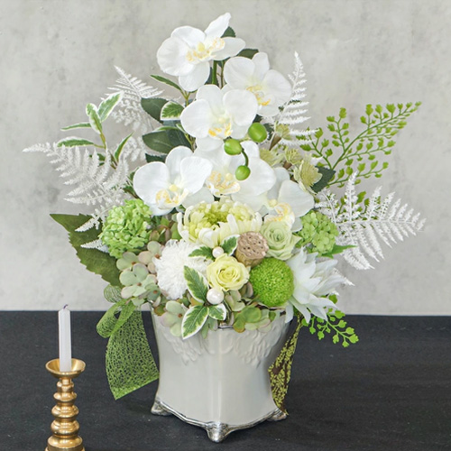 ハーバリウム 仏花 シングル 売約済み やばく 