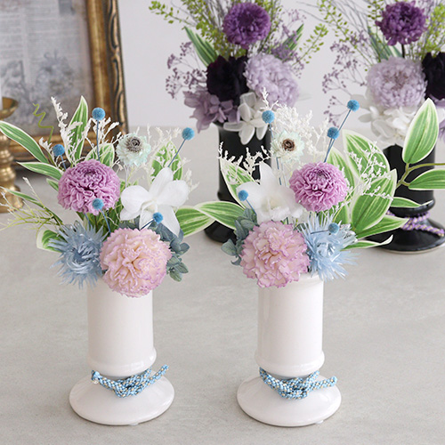 プリザーブドフラワー 仏花 お供え花 対セット