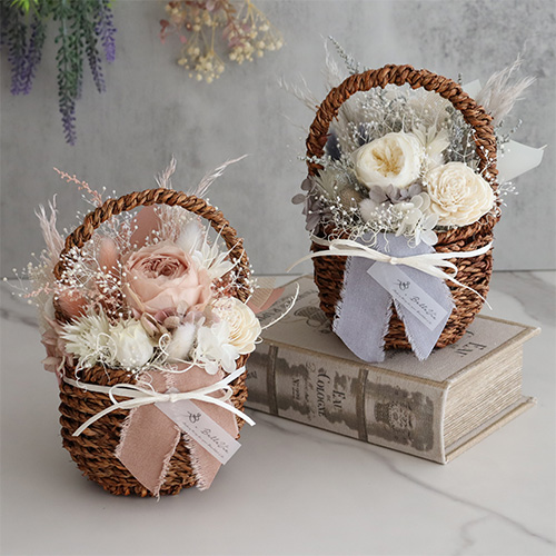 ソープフラワー 仏花 お供え花 ゆづき・しおり