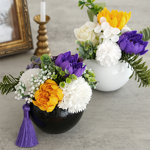 ソープフラワー 仏花 お供え花 ほのか・あやめ