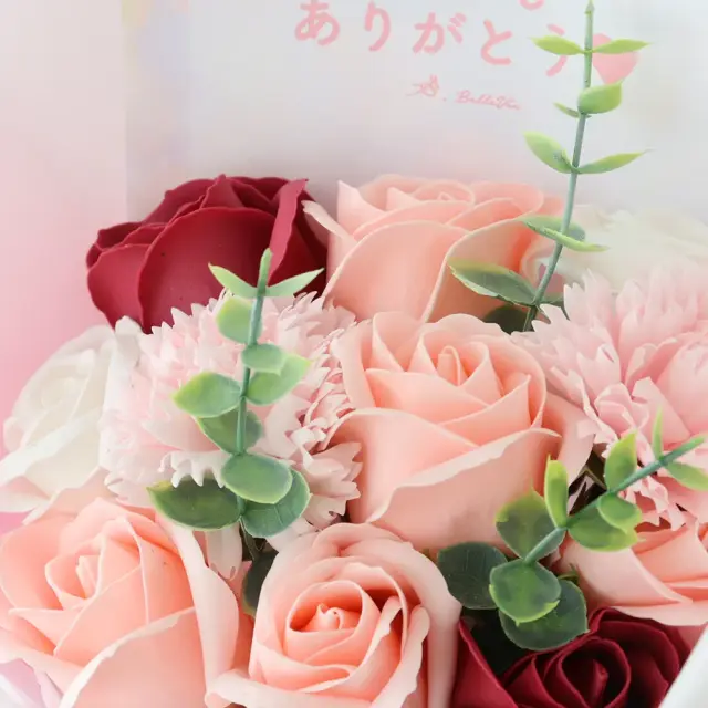 ディズニープリンセスタオルピッコロブーケ　ソープフラワー拡大