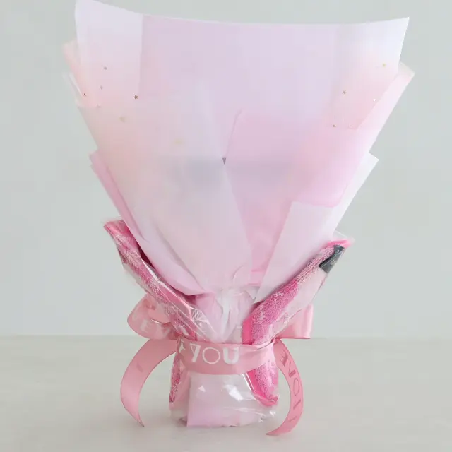 ディズニープリンセスタオルピッコロブーケ　バックスタイル