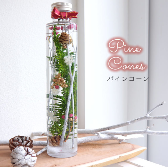 【ハーバリウム】クリスマスボトル