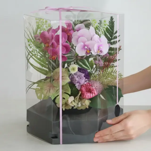 和風プリザーブドフラワー 紫檀（したん）