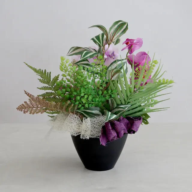 和風プリザーブドフラワー 紫檀（したん）