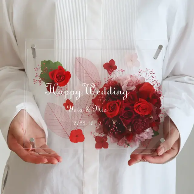 プリザーブドフラワー Fionaルージュ