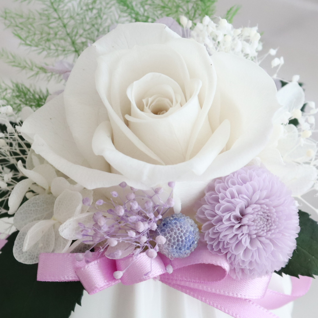 プリザーブドフラワー 仏花 お供え花 涼香（すずか）