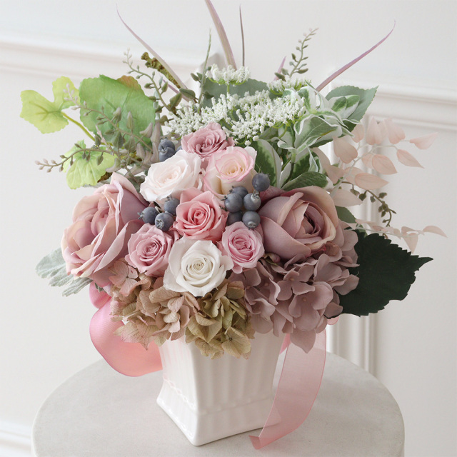 超美品　BLISS&HILL プリザーブドフラワー BLISS & HILL