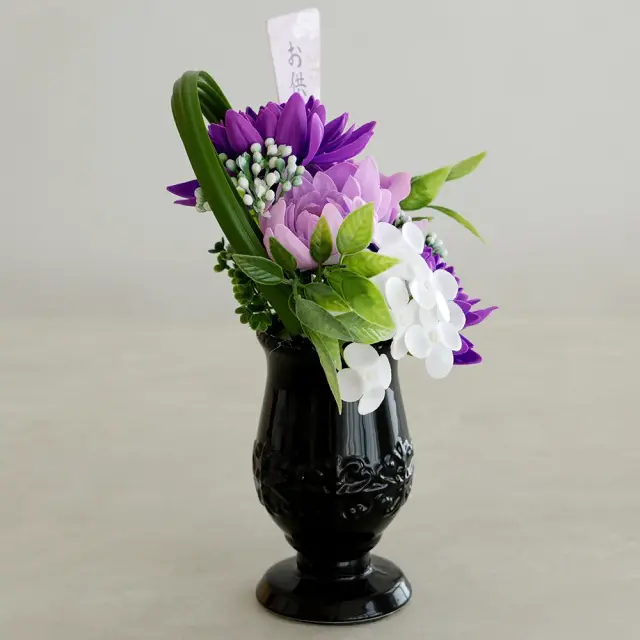 ソープフラワー 仏花 お供え花 ゆづき・しおり