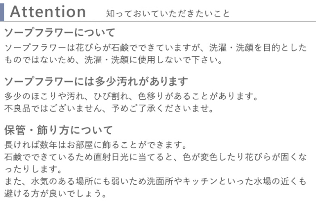 ソープ 知っておいていただきたいこと