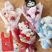 サンリオエコバッグ ソープフラワーブーケ