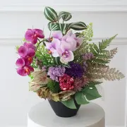 和風プリザーブドフラワー 紫檀（したん）