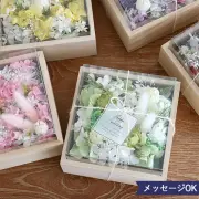 プリザーブドフラワー ナチュラルウッドボックス