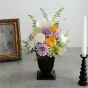 プリザーブドフラワー 仏花 お供え花 風月(ふうげつ)　花器付