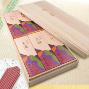 【オプション】特選花琳 短寸６入（桐箱入）　線香 　※単品購入不可※