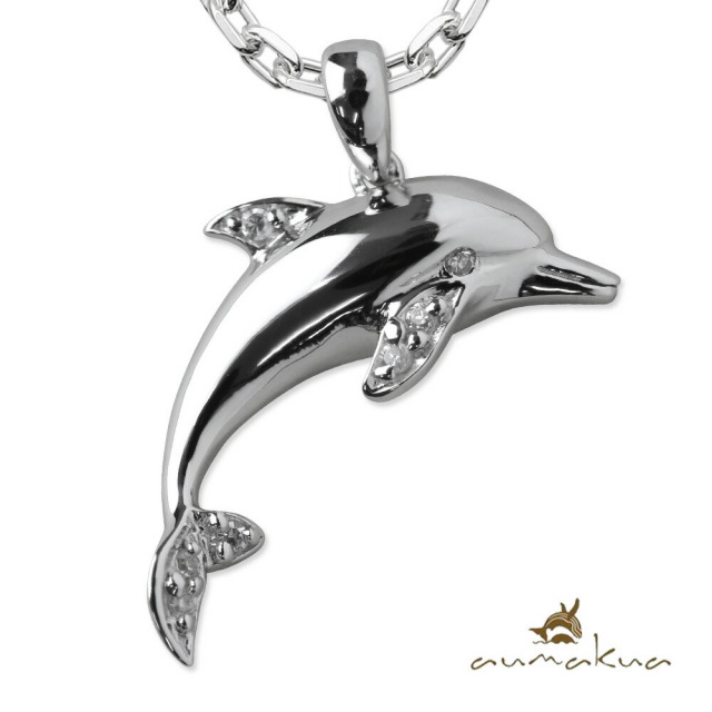 ハワイアンジュエリー ドルフィン ネックレス CG-001-11-03