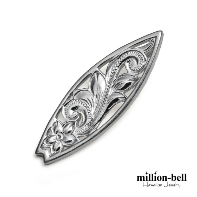 ハワイアンジュエリー 透かし彫りサーフボード ペンダントトップ(チェーン別売) SP27401