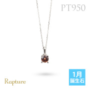 プラチナ950 1月誕生石 ガーネット ネックレス CG-RSP-29051PT-1