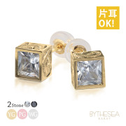 ハワイアンジュエリー K14ゴールド ジルコニア ピアス GSE104
