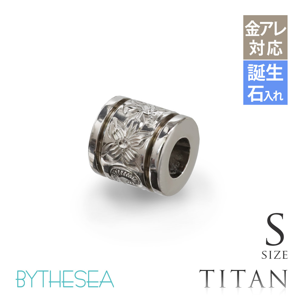 ハワイアンジュエリー 純チタン チューブ ペンダントトップのみ Sサイズ チェーン別売 TIP401S