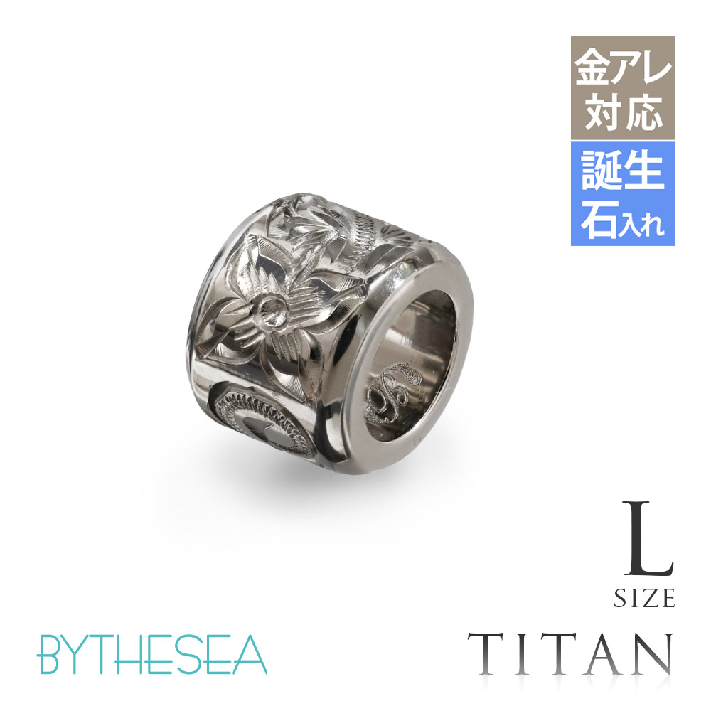 ハワイアンジュエリー 純チタン チューブ ペンダントトップのみ Lサイズ チェーン別売 TIP403L