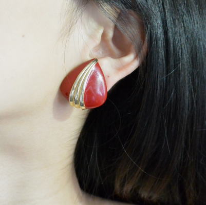 【日本発送】A-065　フランスヴィンテージアクセサリー　ヴィンテージイヤリング