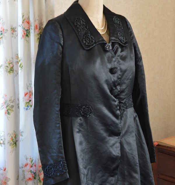 1920年代フランス　アンティーク　シルクガウン・羽織 1920年代フランス アンティーク シルクガウン・羽織