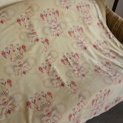 B1366 フランスアンティークブランケットケース/布団カバー 1900年