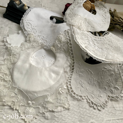 パリ発送】E1164 フランスアンティークドールスタイ/ベビースタイ