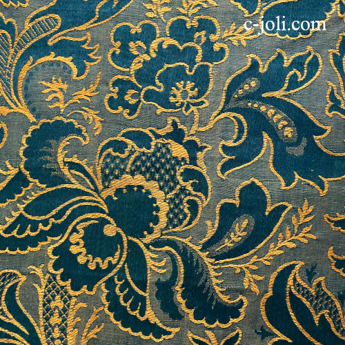 【パリ発送】K-808 フランスアンティーク生地/アンティーク布/アンティークファブリック  リネンファブリック/麻生地 58x120cm