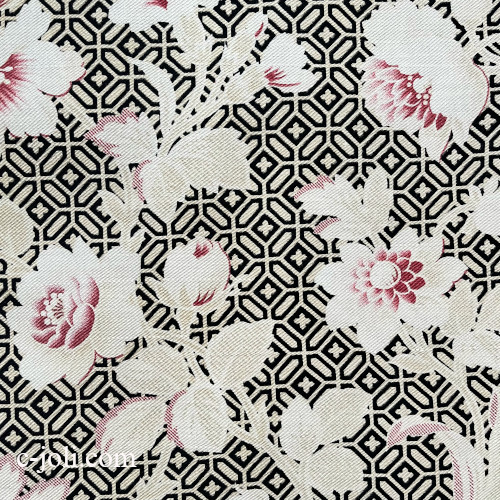 【パリ発送】K-814 フランスアンティーク生地/アンティーク布/アンティークファブリック/ コットンファブリック/綿生地 81x82cm