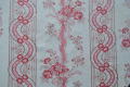 K-518　フランスアンティークファブリック　ローズ柄コットンファブリック 160x193cm